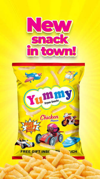 Yummy Fryum Snacks 10gms