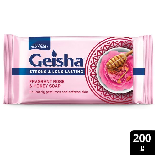 Geisha Fragrant Rose & Honey Soap 200g
