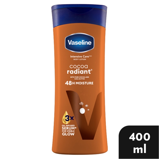 Vaseline I/C Cocoa Radiant Body Lotion 400ml