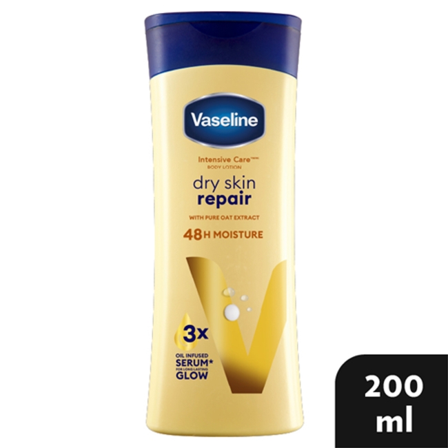 Vaseline I/C Dry Skin Repair Body Cream 200ml