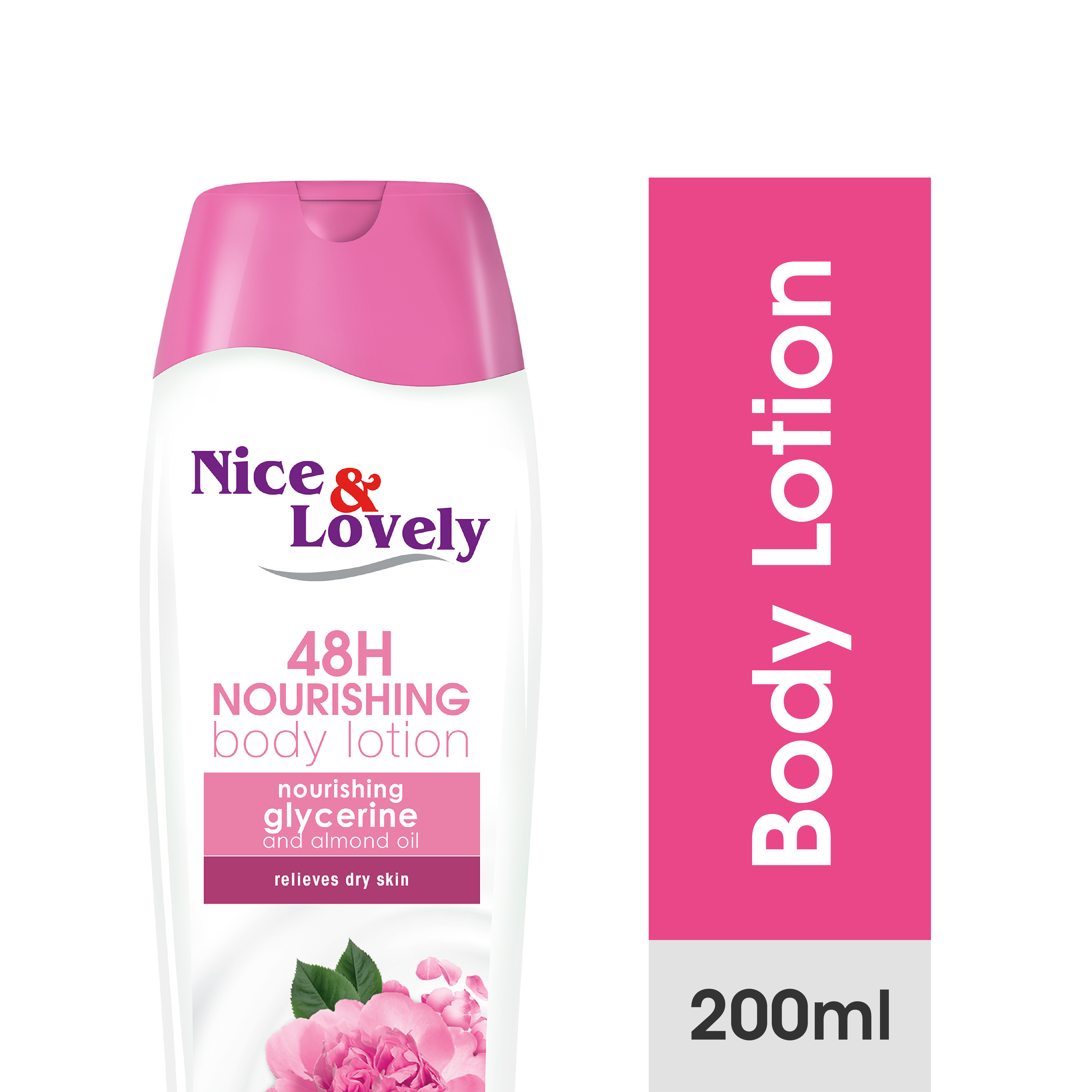 Nice & Lovely Glycerine & Almond Oil Body Lotion 200Ml
