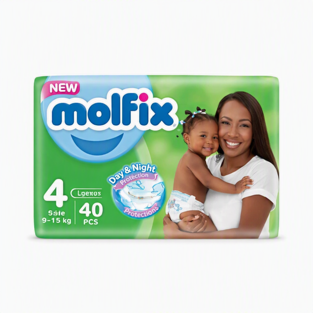 Molfix Day/Night S4 9-15Kg 40Pcs