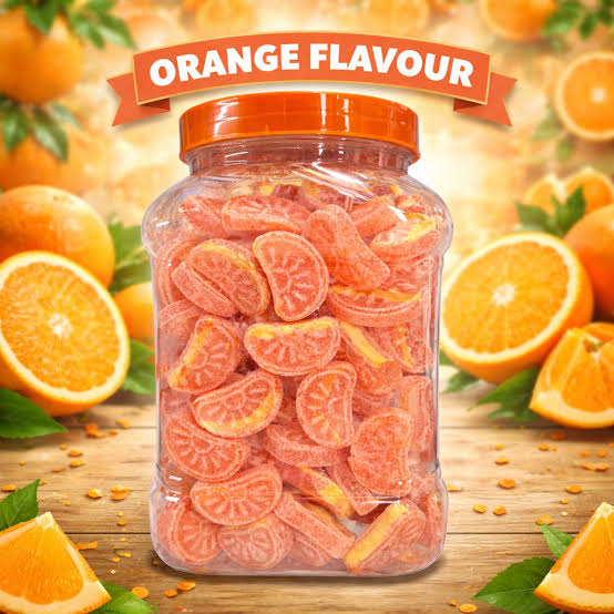 Orange Flavour Candy