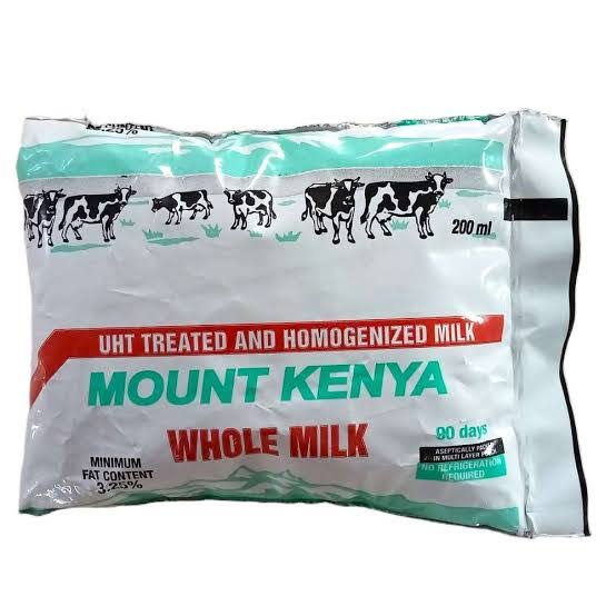 Mt.Kenya Uht Milk 200Ml Pouch