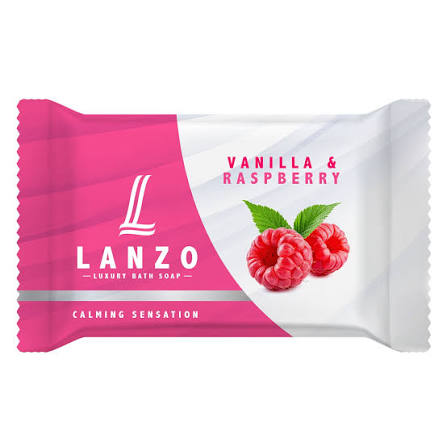 Lanzo Vanilla & Raspberry Soap 200G