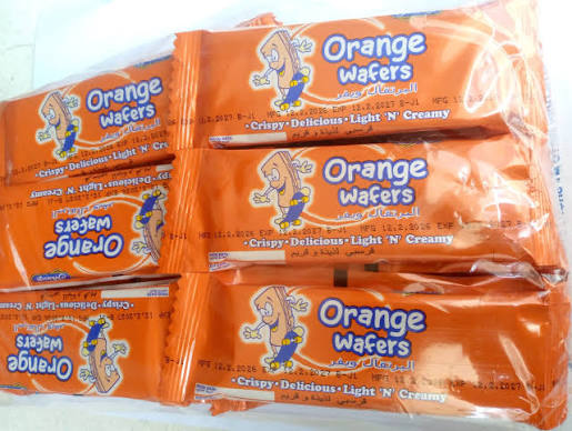 Orange Wafers